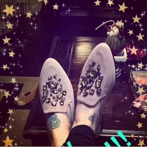 ♠️ Kate Spade ♠️ statement loafers in blush